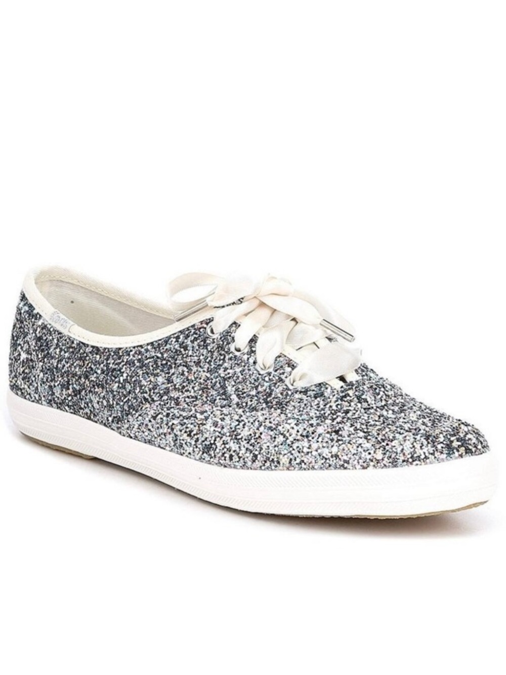 Keds x Kate Spade New York Champion Glitter sneakers in Silver Multi size 10 NIB